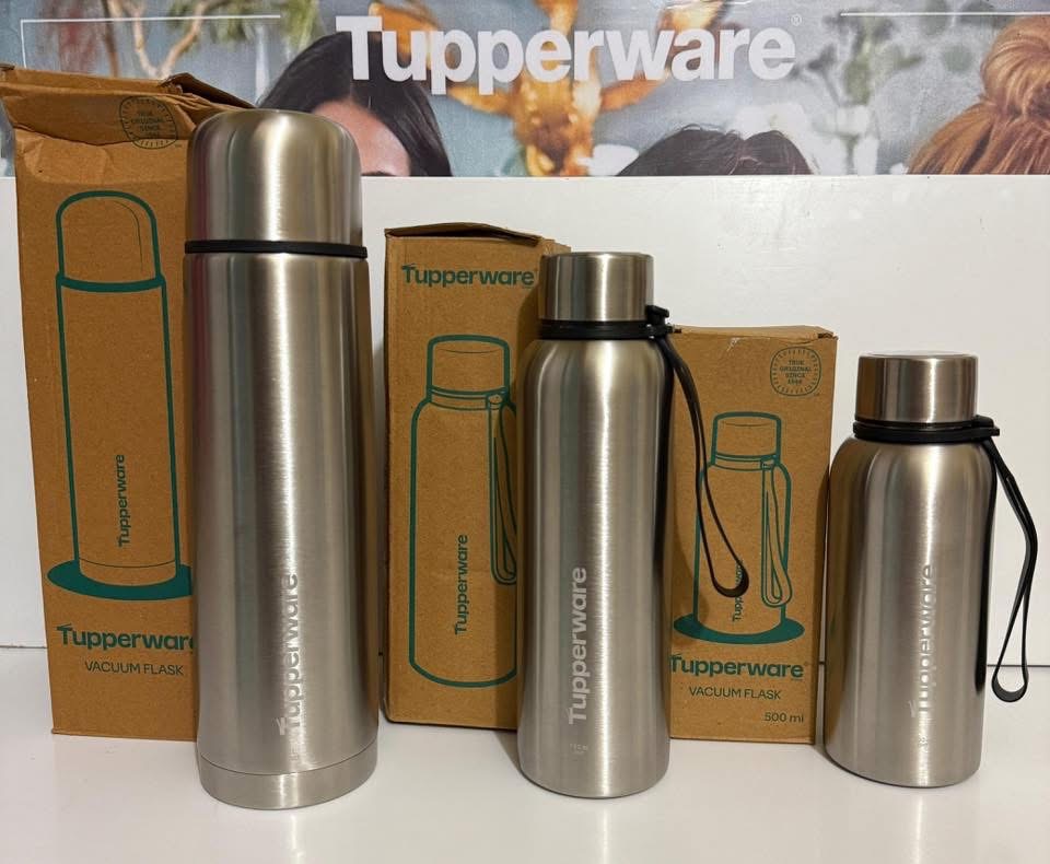 Thermal flask (steel body) set of 3 bottles 1 liter;700ml;500ml