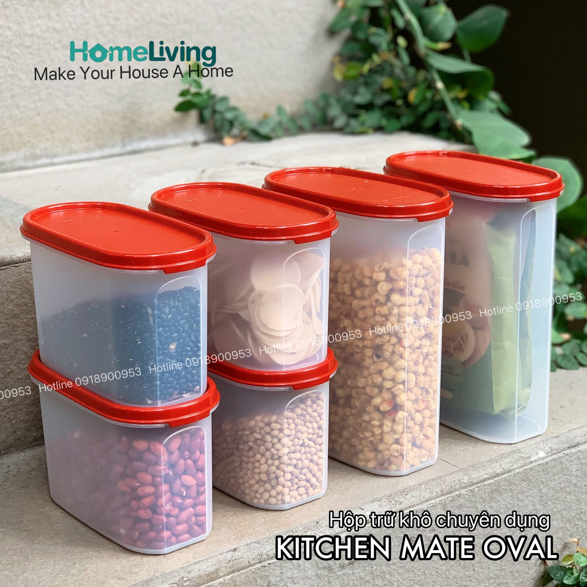 Tupperware 1.1 liter 4 boxes and 2.3 liter 2 boxes total 6