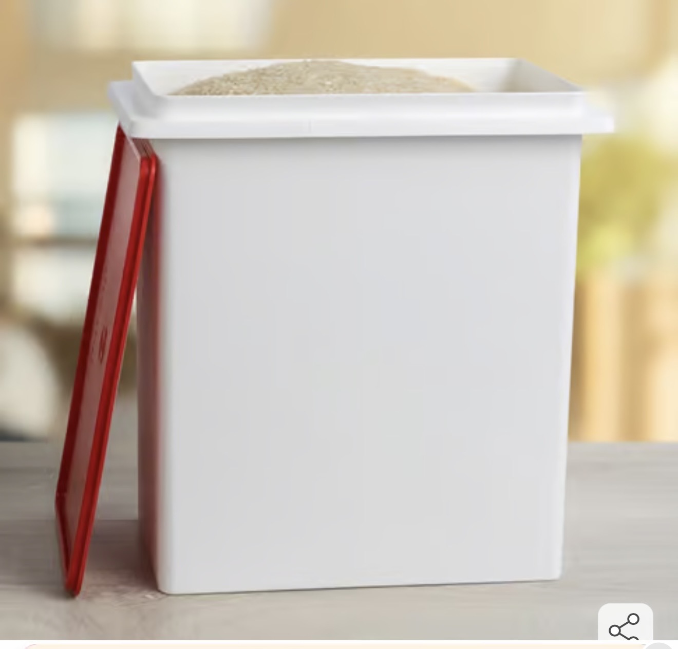 Tupperware 10kg rice box airtight