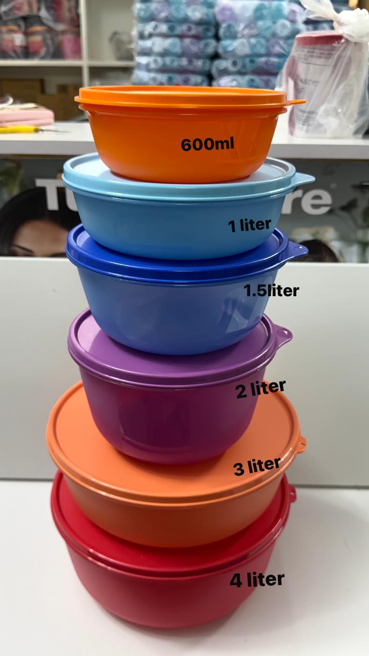 Combo of all 6 round containers airtight liquid safe