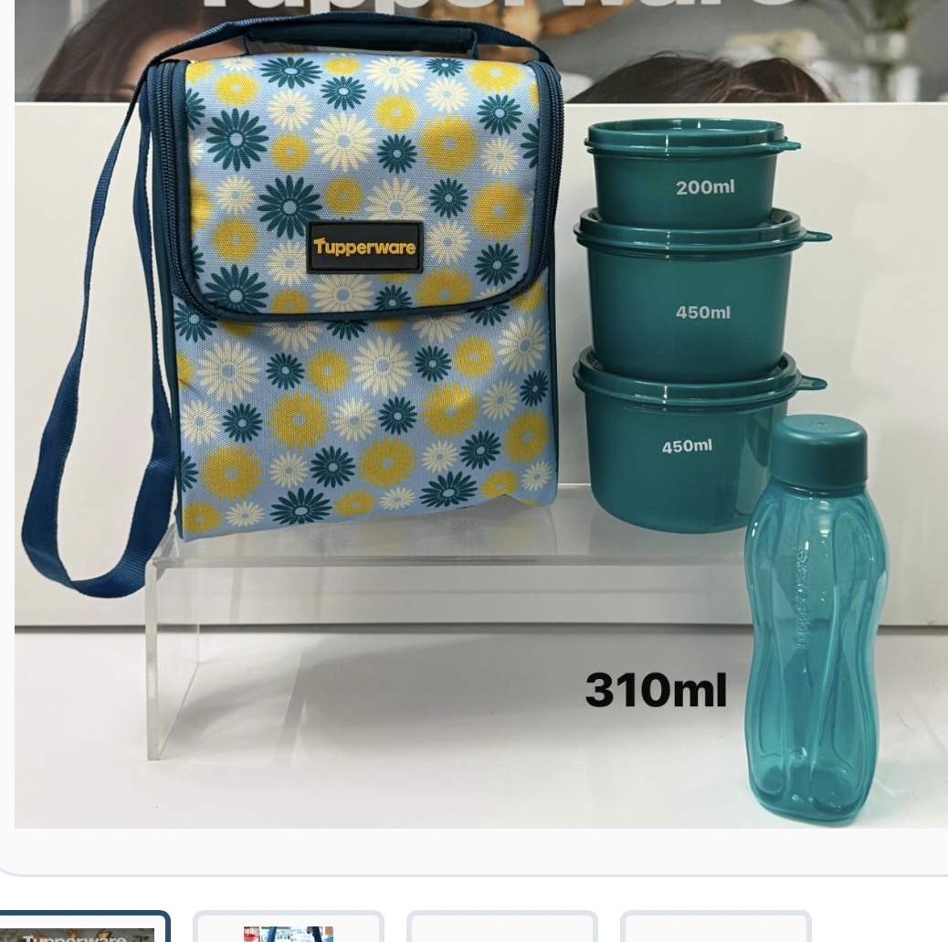 Thermal bag set with all containers