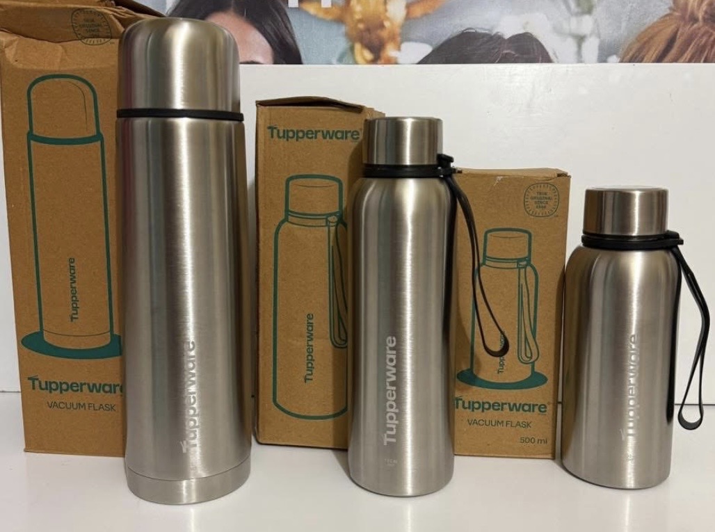Thermal flask (steel body) set of 3 bottles 1 liter;700ml;500ml