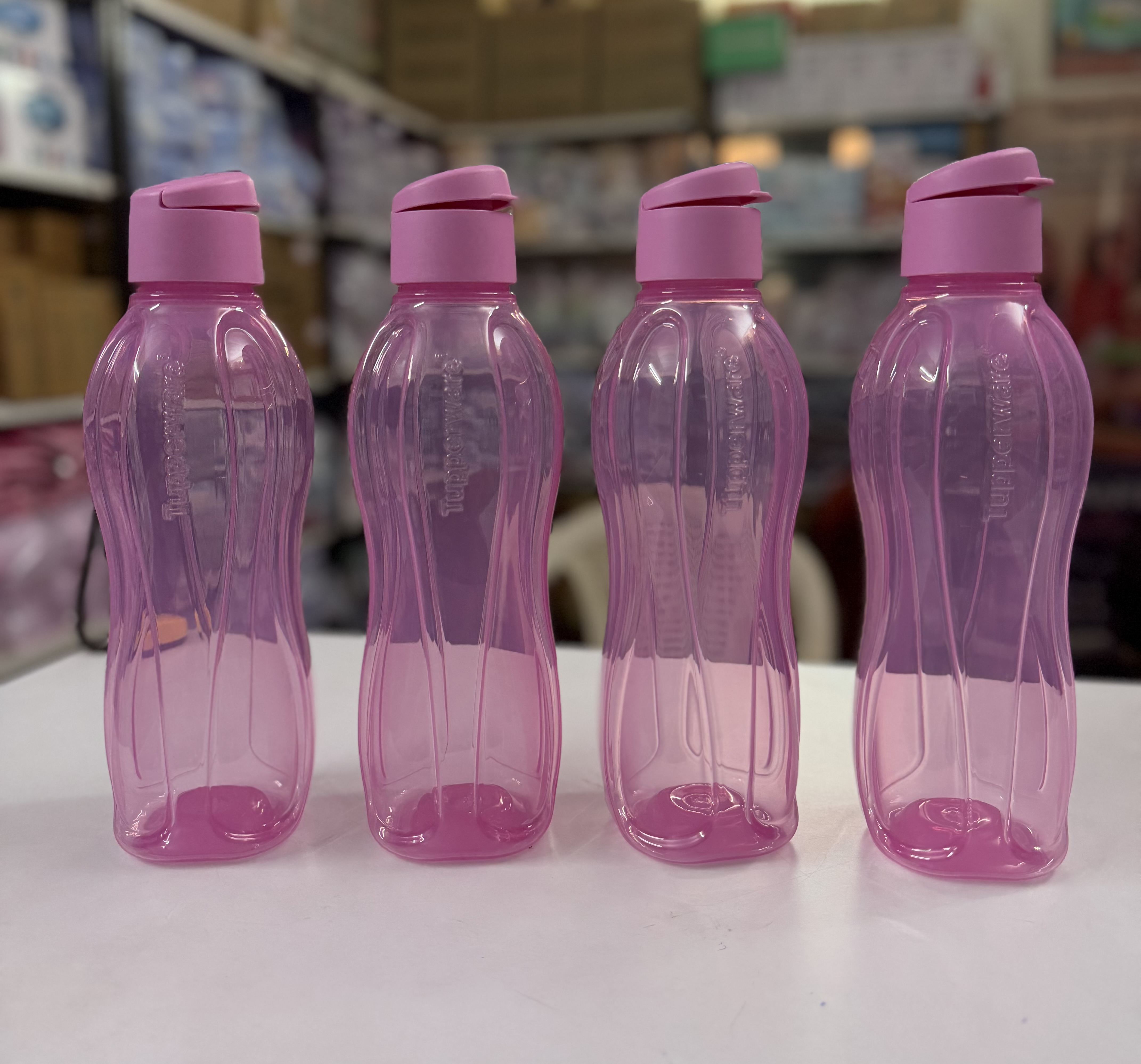 1 liter flipcap bottles set of 4