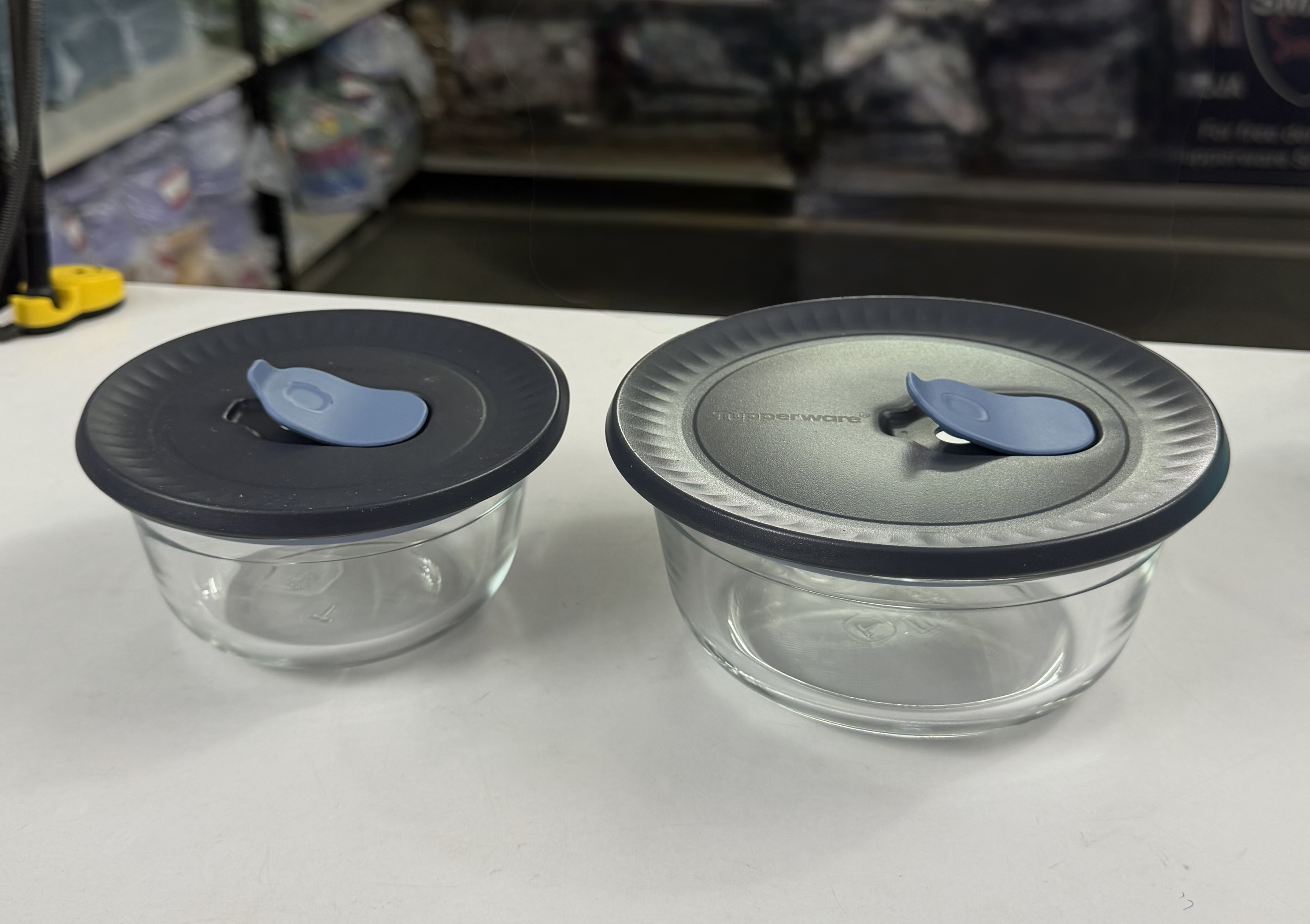 Viola 500 glass bowl  +260 ml micro safe bowl (combo of 2 bowls)